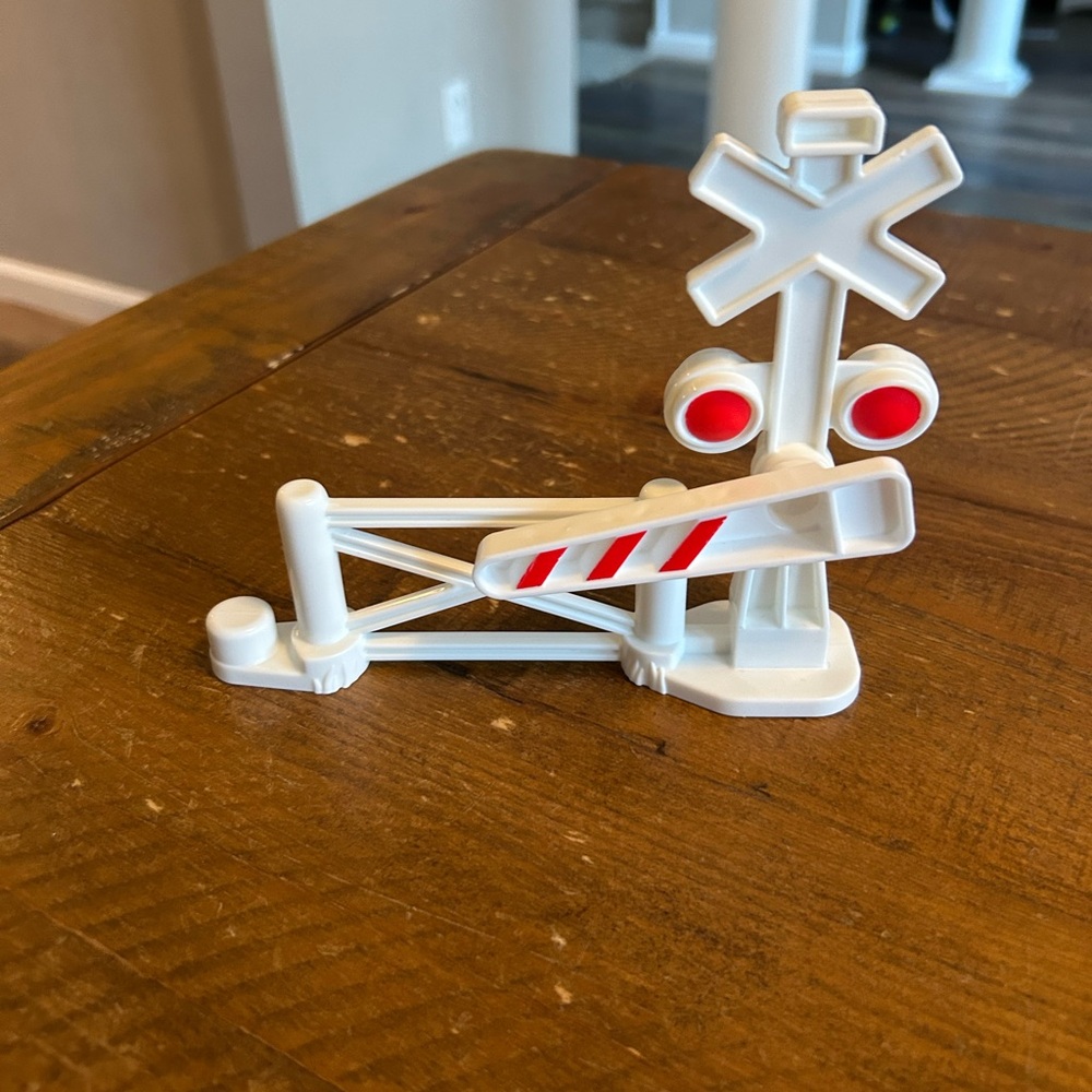 Fisher-Price Little People movable Replacement Train Crossing Sign as is